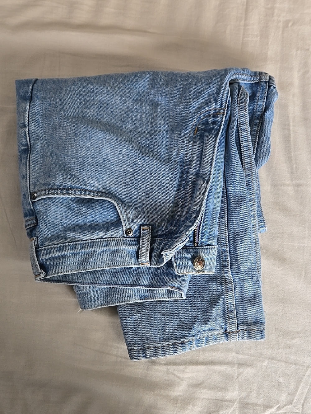Lands' End High Rise Light Blue Denim Jeans